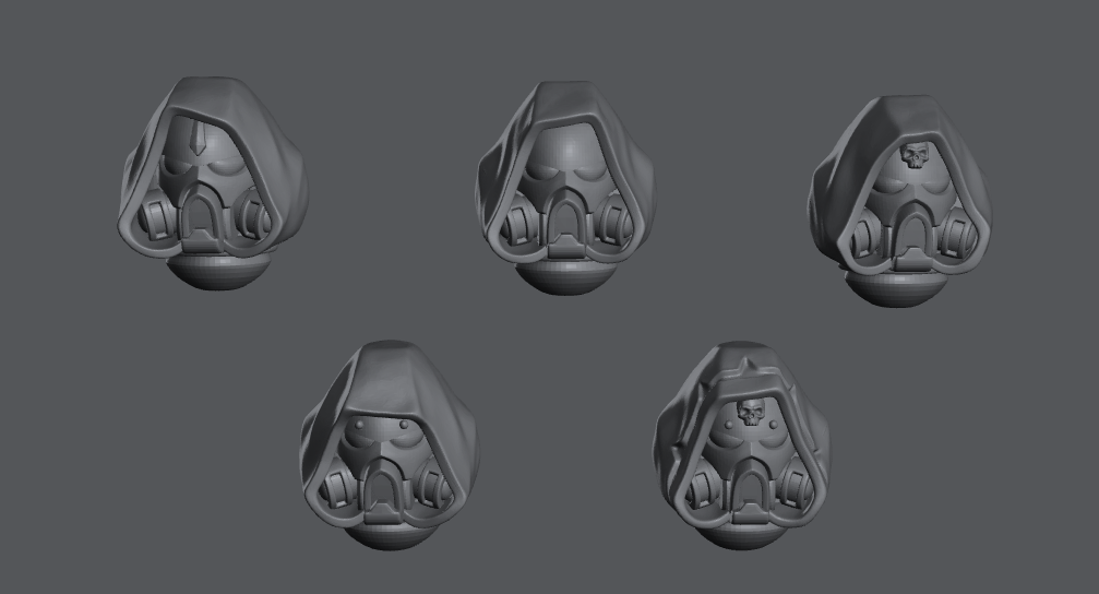 Primaris Hooded Phobos Helmets